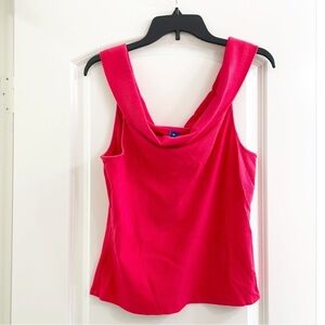 Old Navy red ribbed sleeveless top